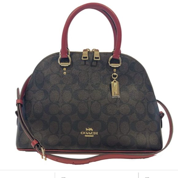 Coach Katy Satchel In Signature Canvas - Picture 1 of 11